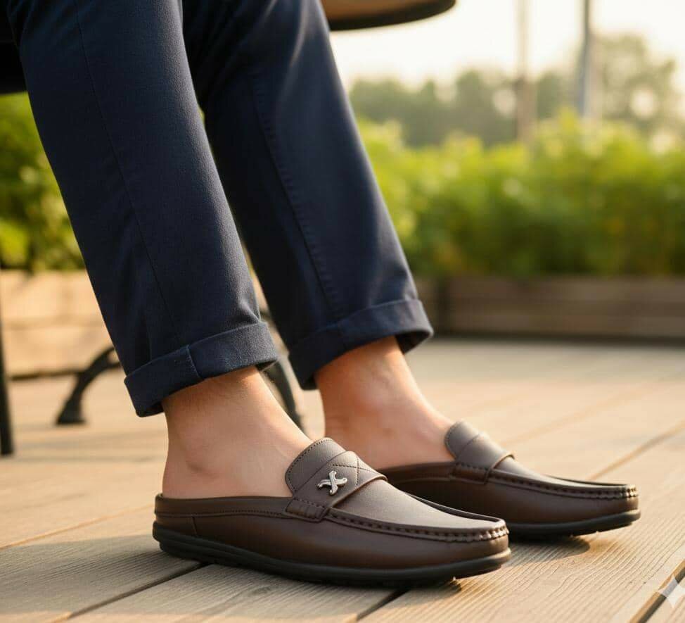 Mocassins en cuir élégants