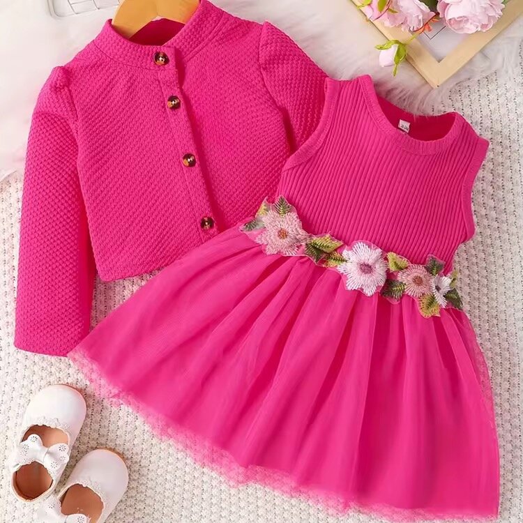 Robe Fille Fleurie Élégante