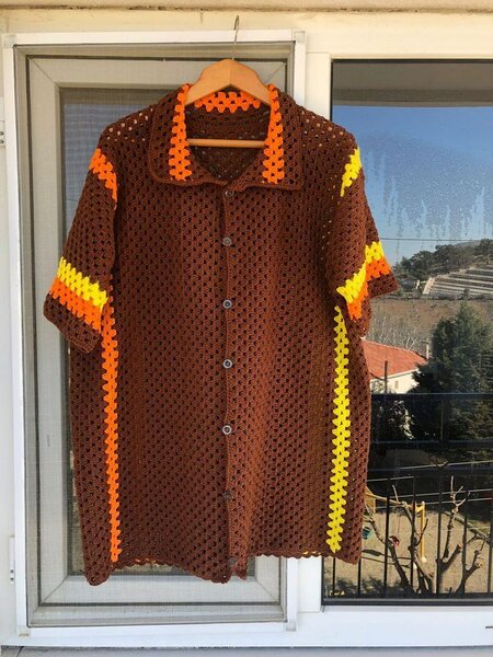 Chemise en crochet