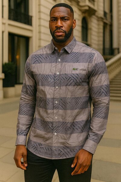 Chemise Homme à Rayures Élégante