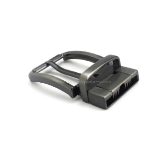Rotatable Pin Metal Buckle for Men's Belt Men's reversible Belt Clip Buckle