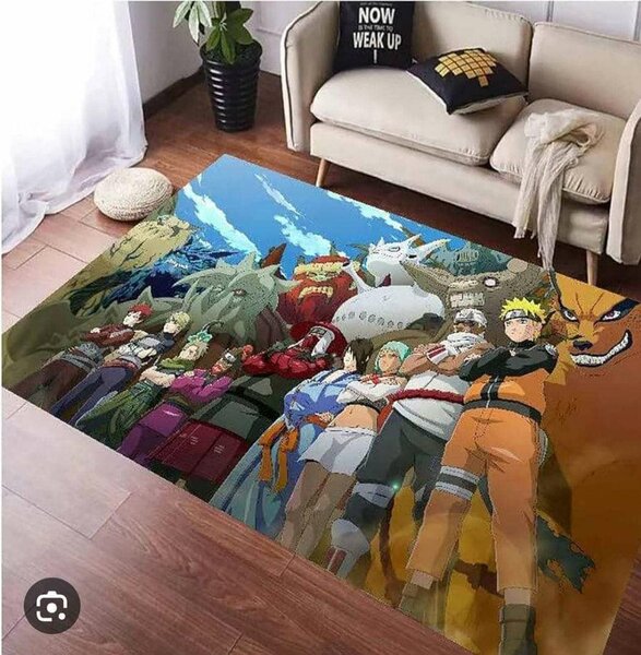 Tapis motif héros de dessins animés