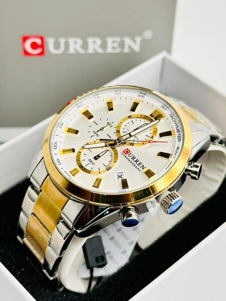 Montre CURREN pour homme en acier inoxydable