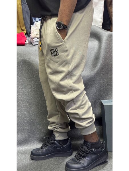 Pantalon de jogging beige élégant