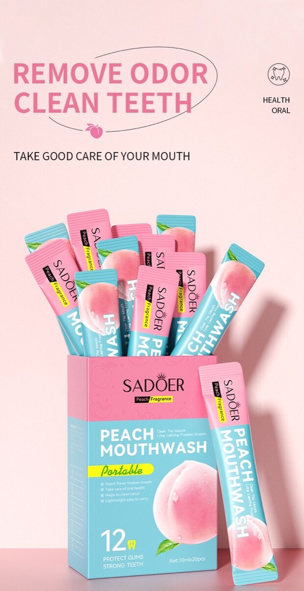 Pocket size mouthwash