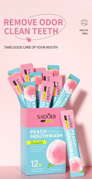 Pocket size mouthwash