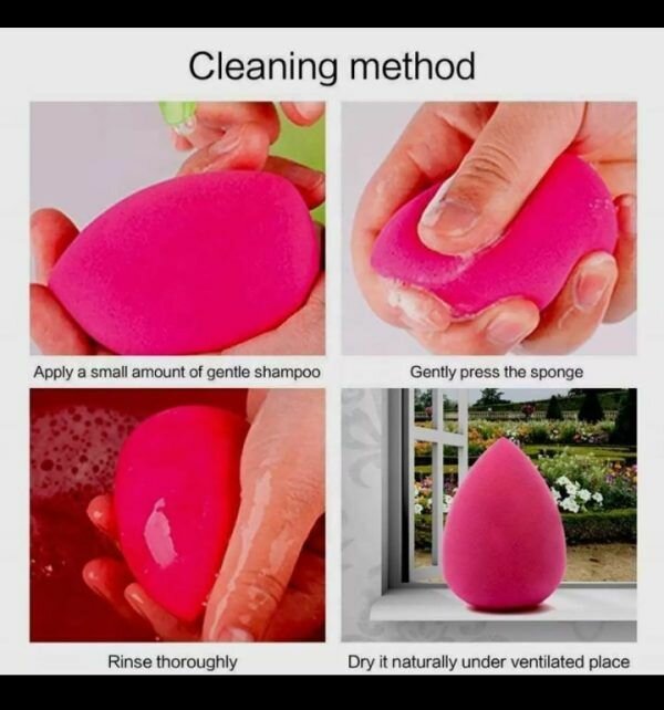 Pearlin Makeup Sponges Pack Of 6 Beauty Blending Sponges