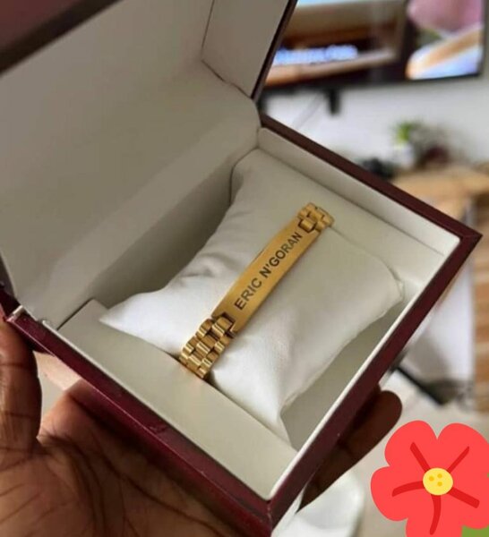 Bracelet en or personnalisé