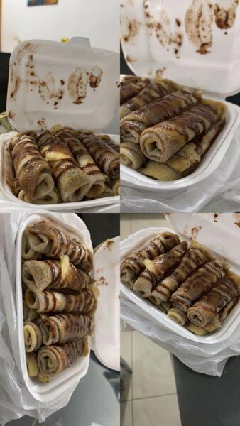 10 Crêpes roulées au Nutella