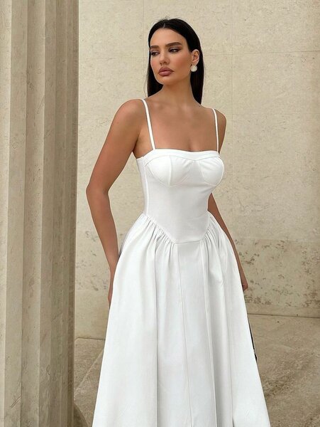 Spaghetti long Dress