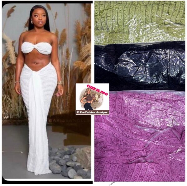 Ensemble de plage élégant femme