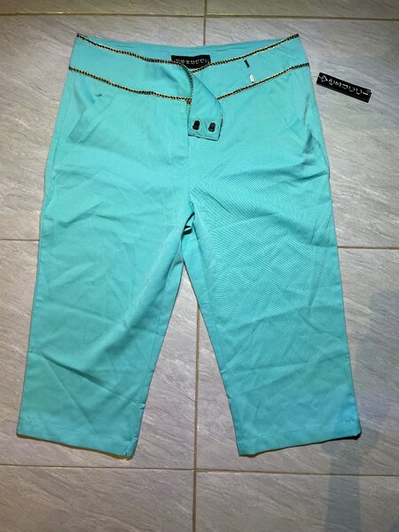 Teal Bermuda shorts