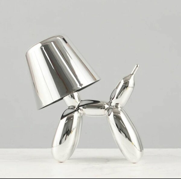 Beautiful puppy lamp 3 colors metal unique body unique