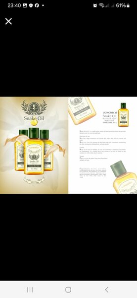 Huile de Serpent Longrich