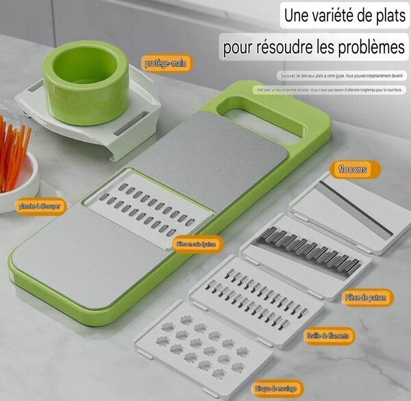 Râpe multifonction acier inox