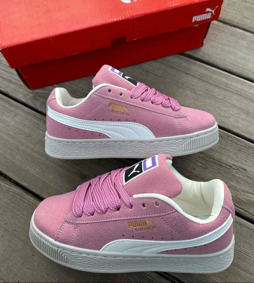 Baskets roses Puma femme