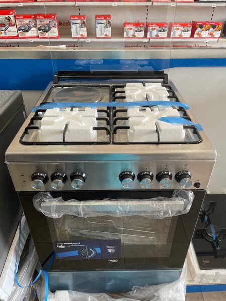 Beko 60x60 Gas +Electric ( 3 gas burners +1) Electric