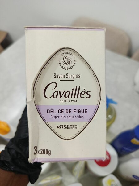 Savon Surgras Figue lot de 3