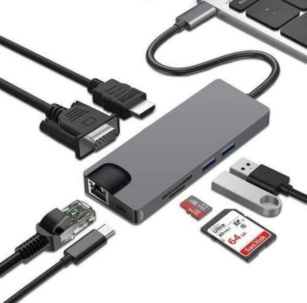 Hub USB-C Multiport Adaptateur