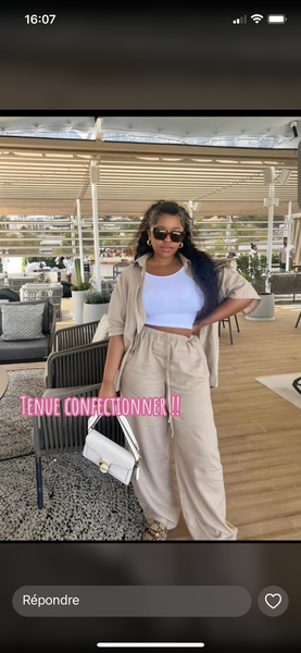 Pantalon et chemise femme