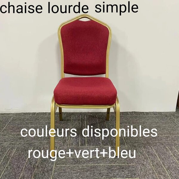 Chaise de Réception Empilable