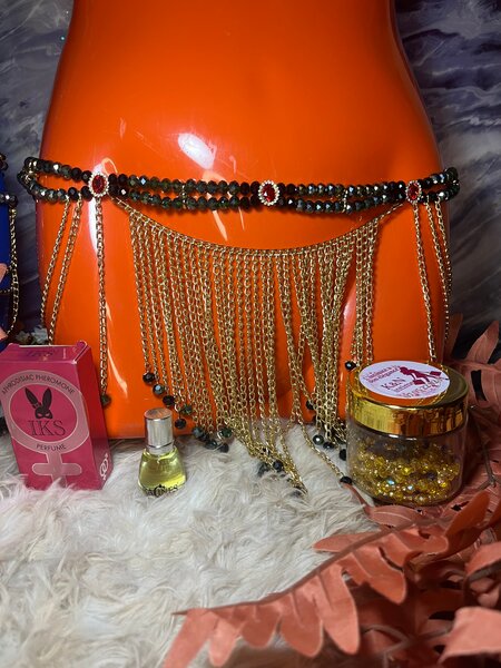 Ceinture de ventre à franges