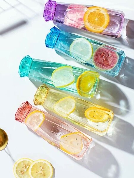 Diamond glass bottle