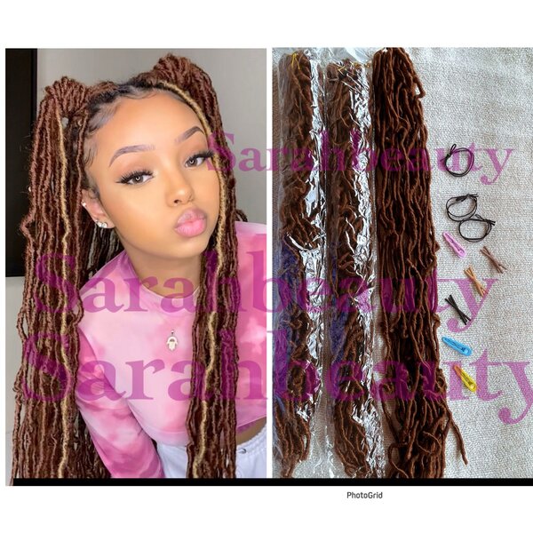 Extensions de cheveux locks synthétiques