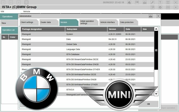 ISTA+D Diagnostic software for BMW and Mini (4.29.3)