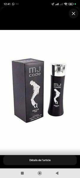 Parfum MJ Code Homme