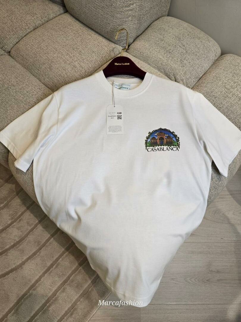 T-shirt Casablanca Blanc