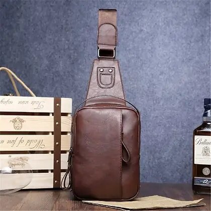 SAC EN BANDOULIÈRE EN CUIR