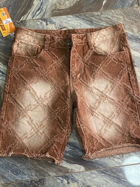 Shorts en jean délavé