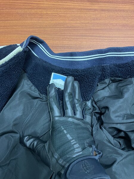 donsmoke wool leather american baseball jacket