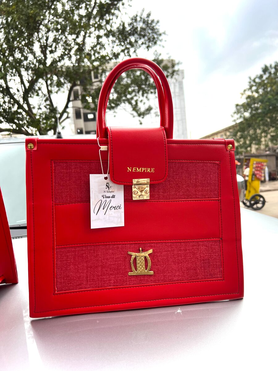 Sac à main rouge élégant Nempire