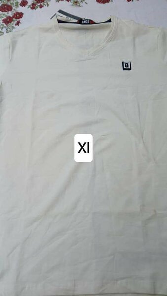 T-shirt blanc basique homme