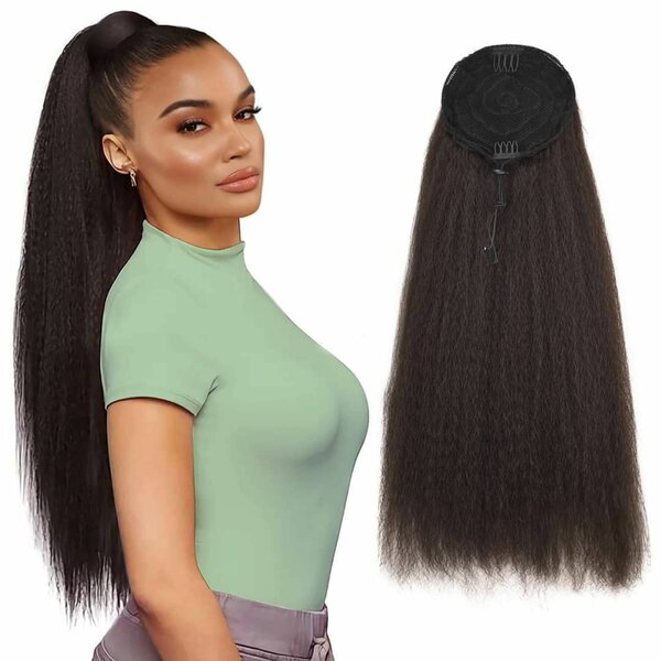 Postiche Kinky straight effet