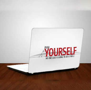 Quotes Laptop Back Skin-Laptop Skin Vinyl Sticker Decal, 13 13.3 14.6 15 15.4 15.6 inch Laptop Skin Sticker Cover For All Laptops