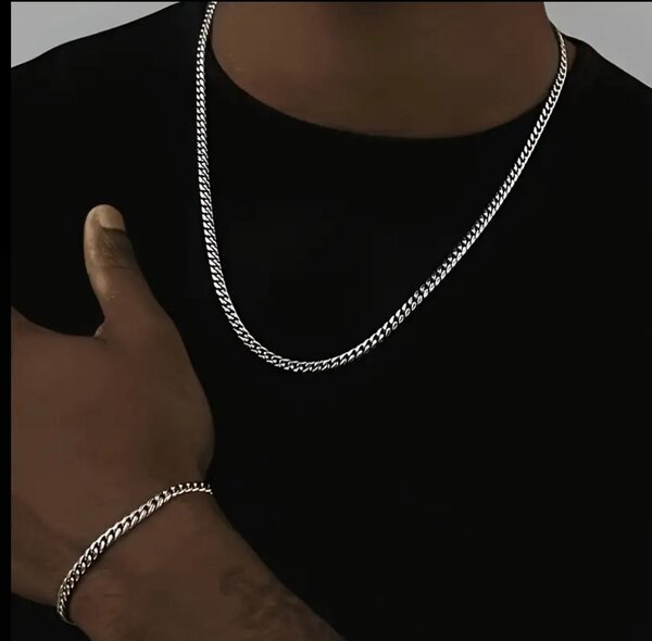 Collier et bracelet en argent