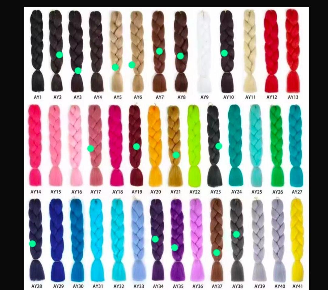 Extensions de cheveux tressés