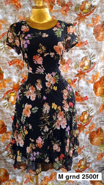 Robe élégante à fleurs L/XL