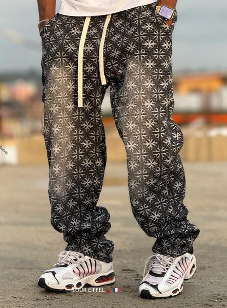 Pantalons streetwear imprimés