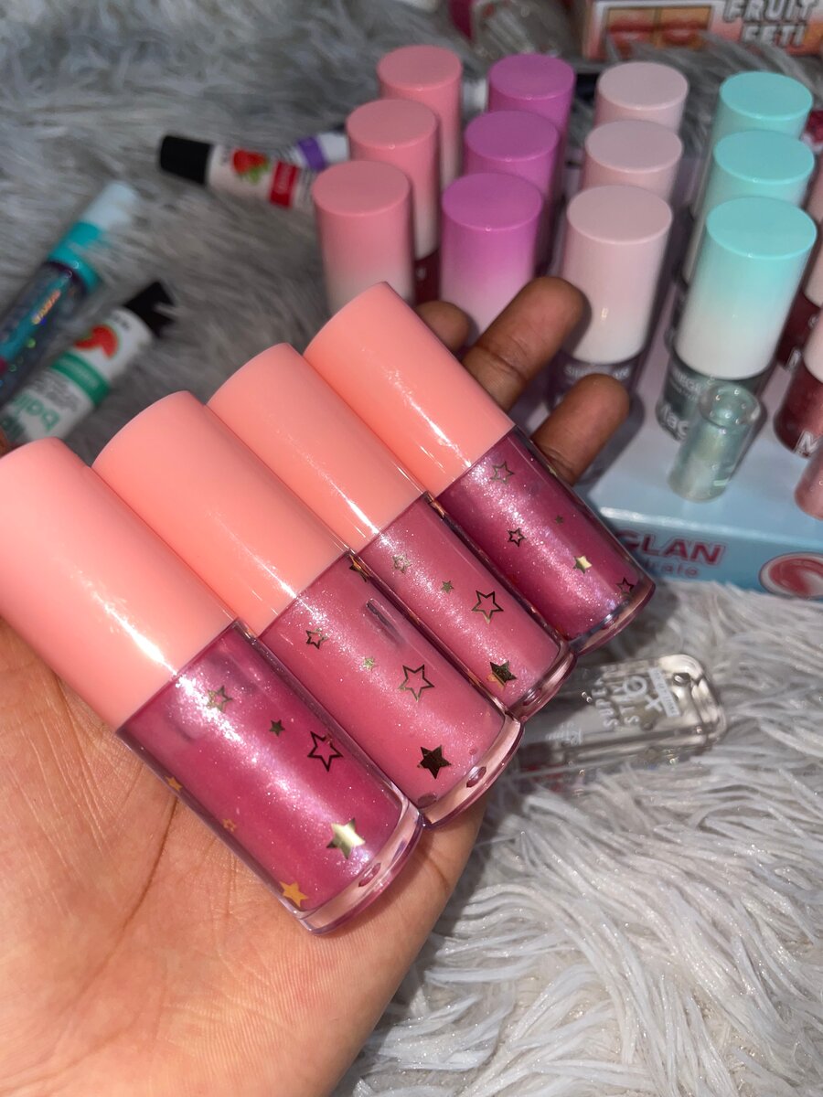 Lot de brillants à lèvres hydratants