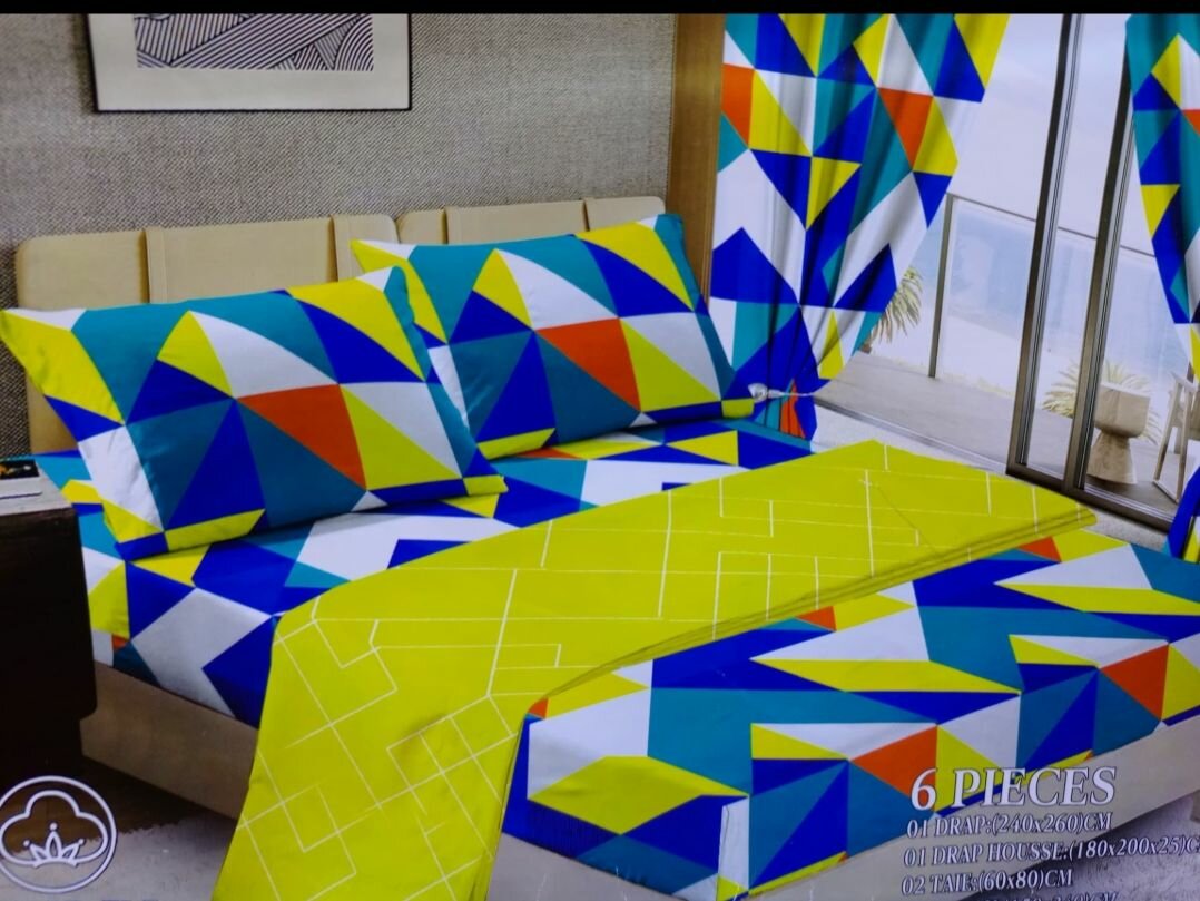 Set de Literie Moderne 6 Pièces