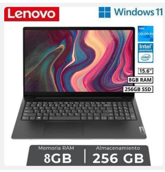 Lenovo Laptop 15.6'' 8GB RAM