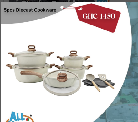 Donnor 5pcs Diecast cookware 