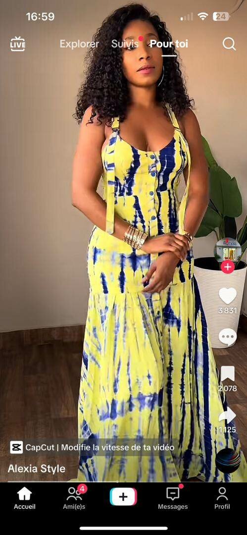 Robe Longue Éthnique Femme