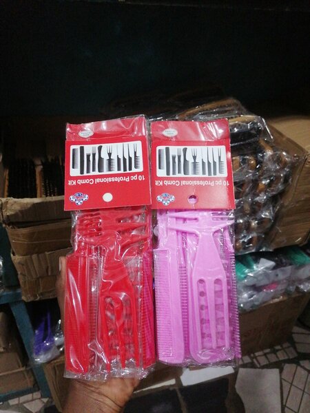 Kit Peignes Professionnels 10 pcs