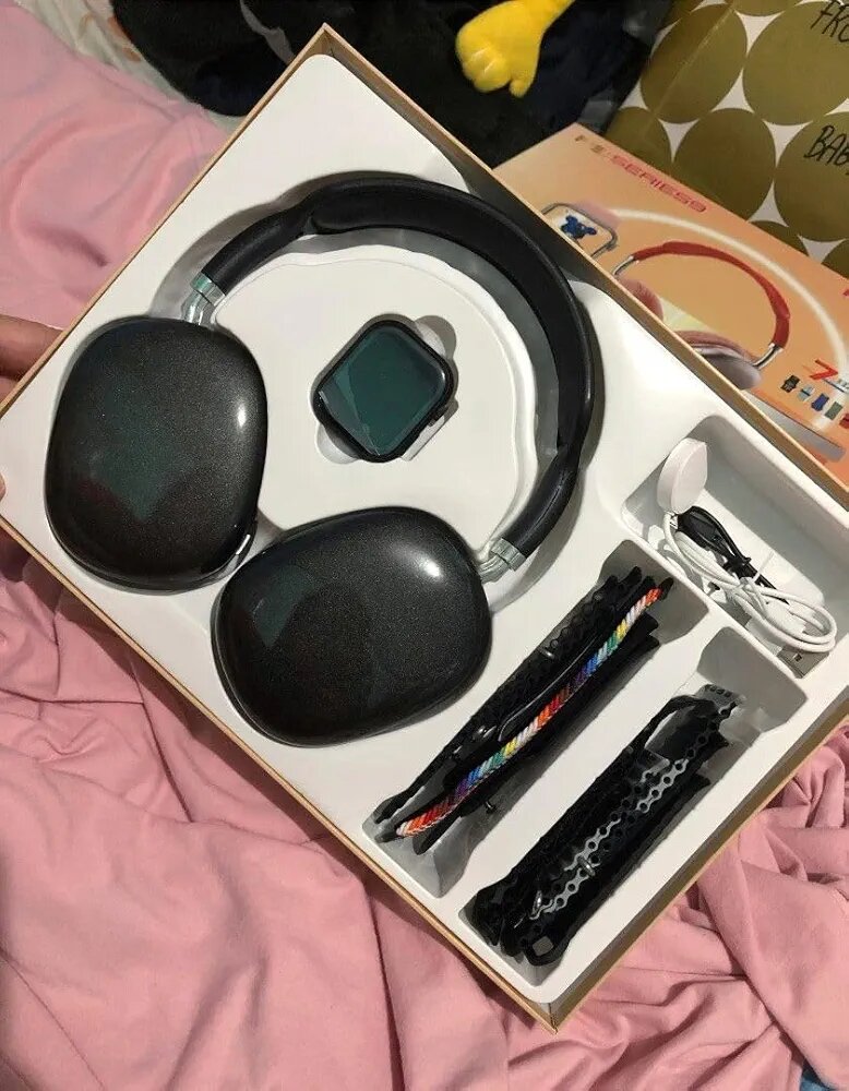 Montre, casque et 7 bracelet