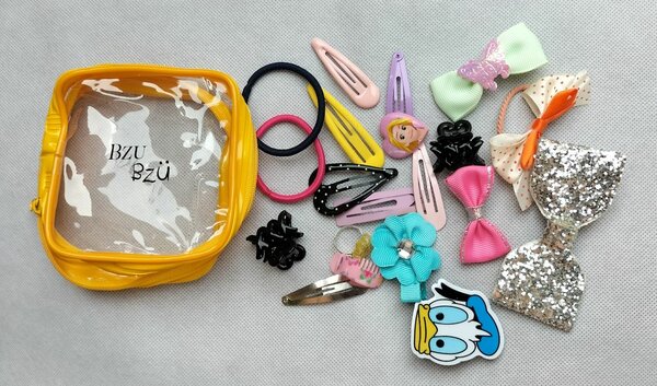 Hair Accessories Ponies And Clips For Girls In Gift Pack